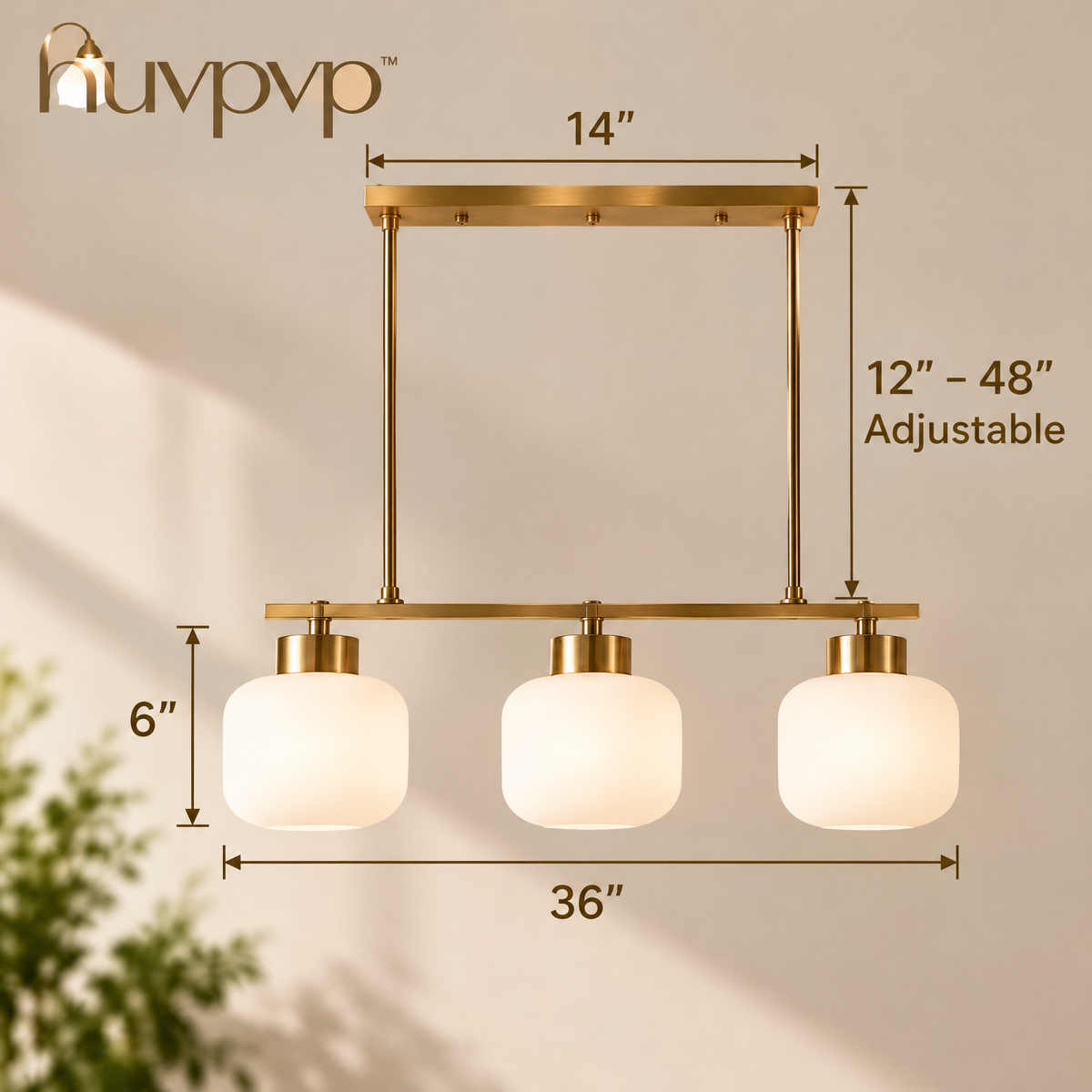 nuvpvp™ Axis Three-Light Linear Pendant
