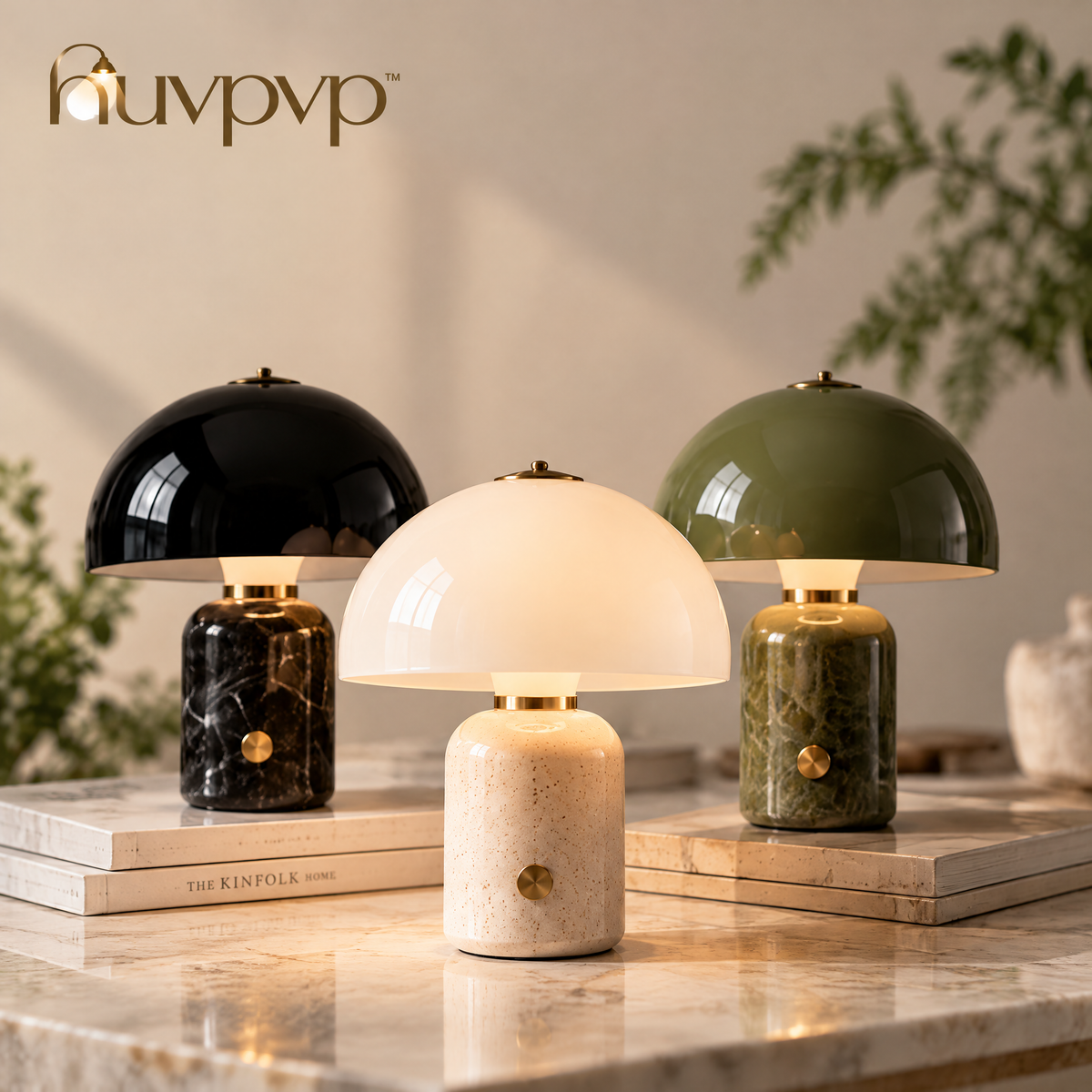 nuvpvp™ Moss Mushroom Table Lamp