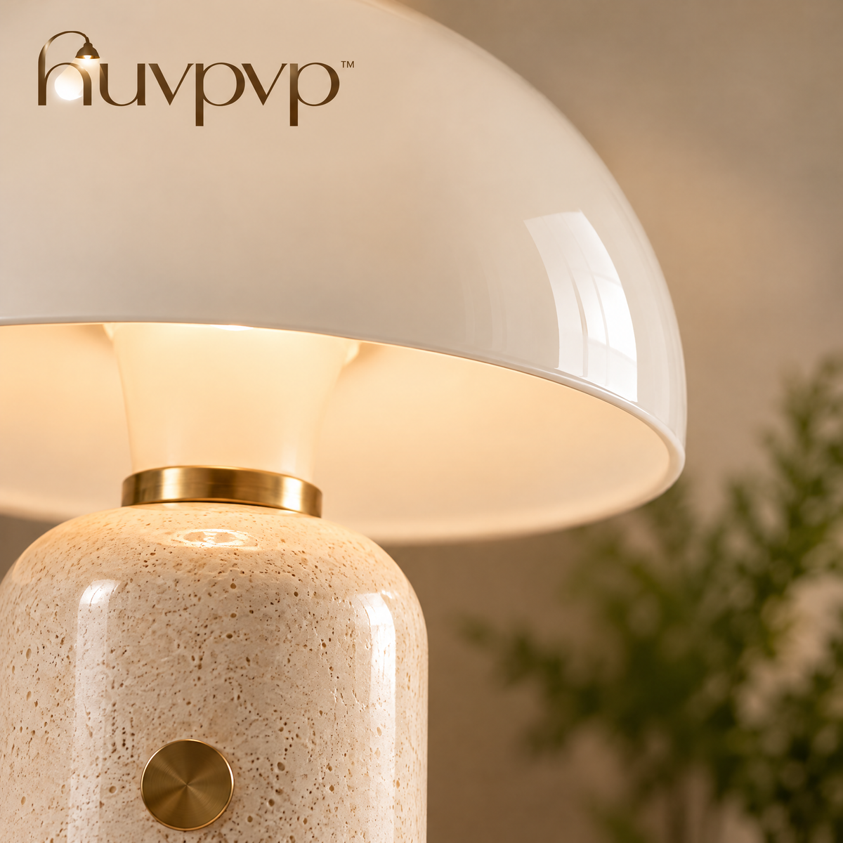 nuvpvp™ Moss Mushroom Table Lamp