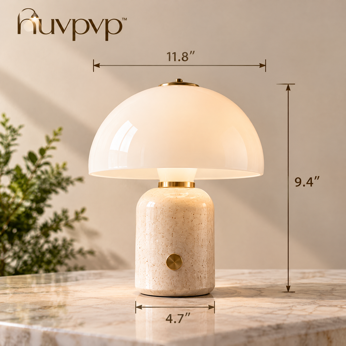 nuvpvp™ Moss Mushroom Table Lamp
