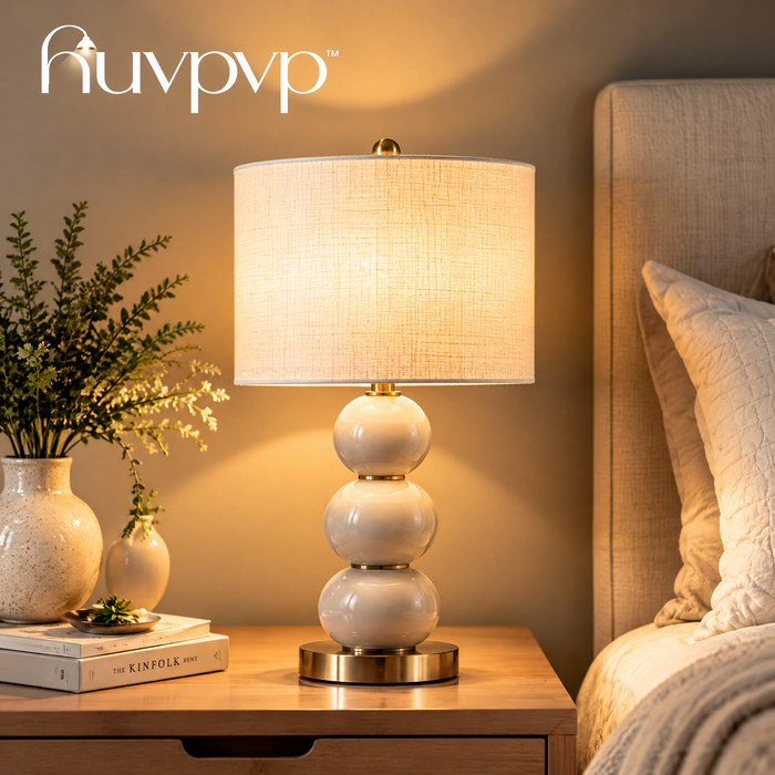 nuvpvp™ Orb Stack Ceramic Table Lamp