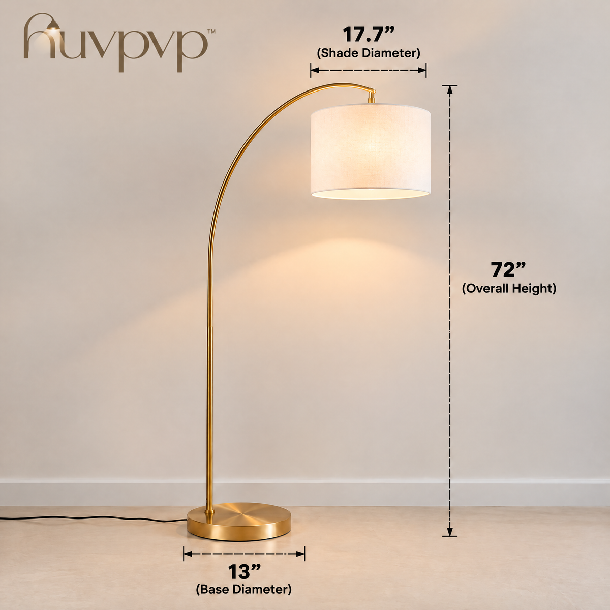 nuvpvp™ Stillwater Glass Bedside Lamp